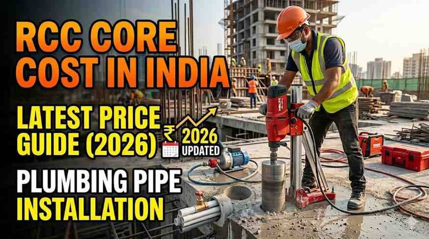 RCC Core Cutting for Plumbing Pipes | Expert Services India