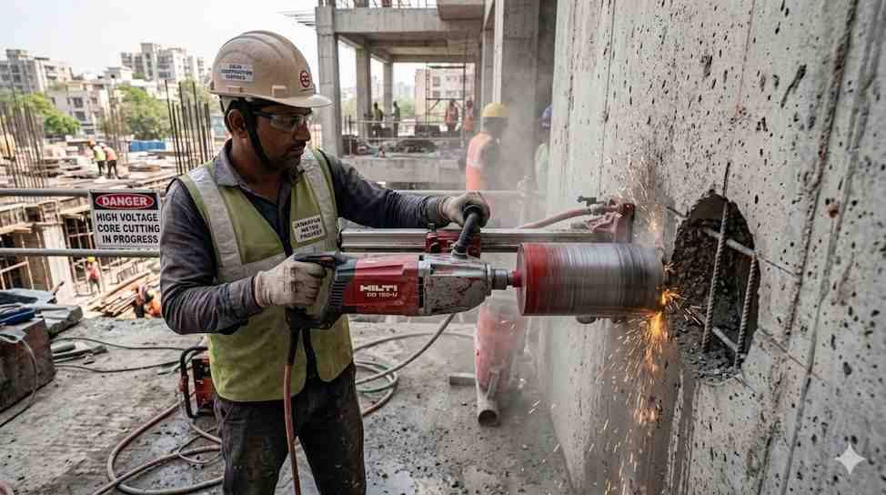Core Cutting Service in Lajpat Nagar | Expert Concrete Drilling
