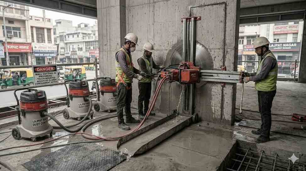 Slab Cutting Service in Lajpat Nagar | Expert RCC Cutting
