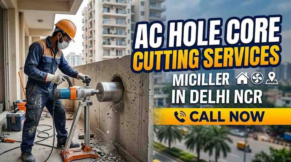 AC Hole Core Cutting Services in Delhi NCR | Call Now