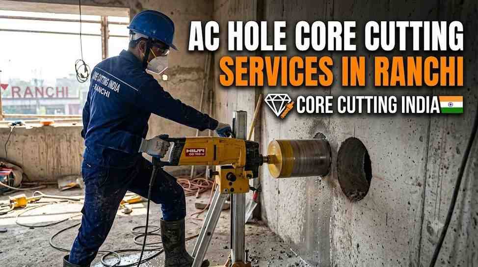 AC Hole Core Cutting Services in Ranchi | Core Cutting India