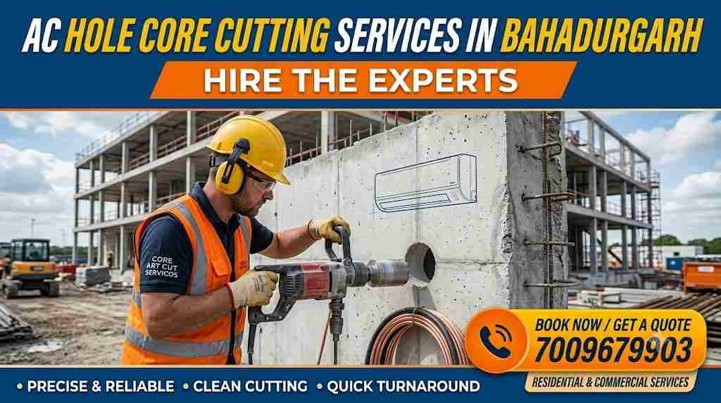 AC Hole Core Cutting Services in Bahadurgarh – Hire Experts | 7009679903
