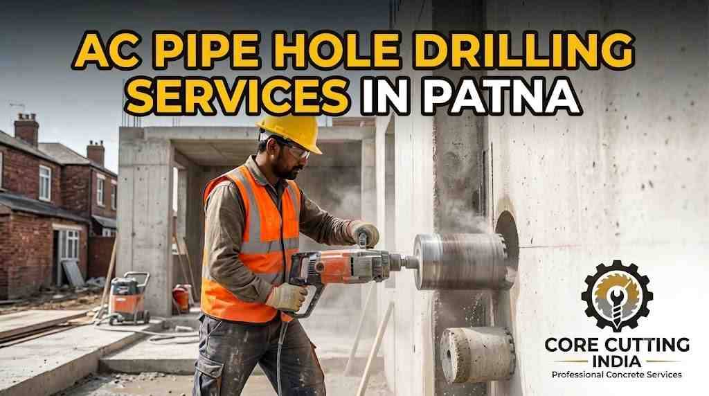 AC Pipe Hole Drilling Services in Patna | Core Cutting India