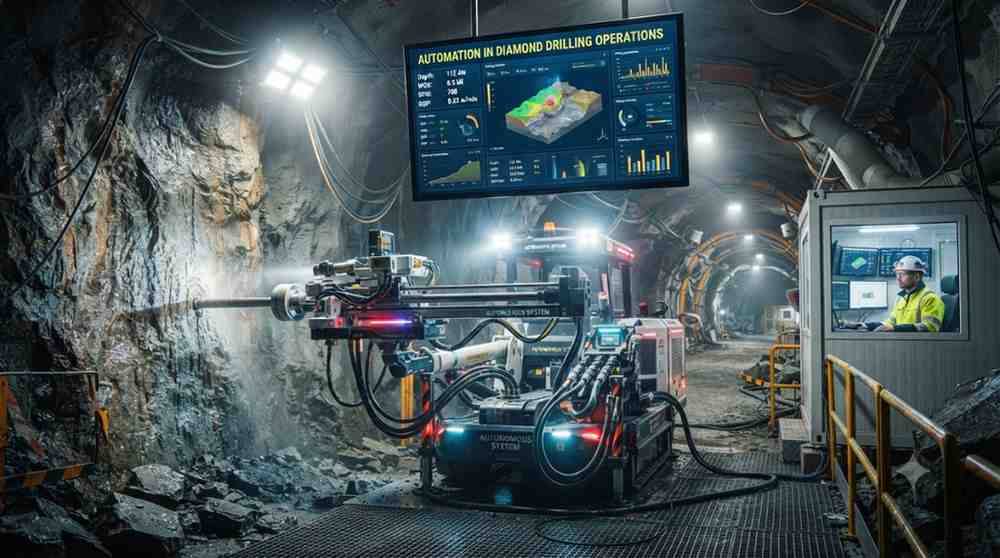 Automation in Diamond Drilling Operations: The Future of Core Drilling | Core Cutting India