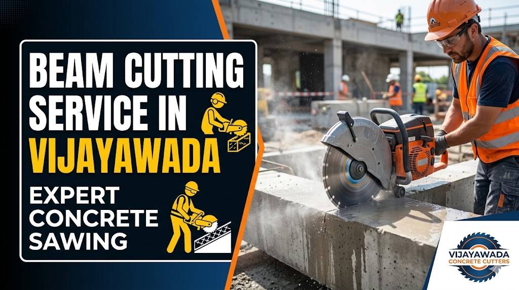Beam Cutting Service in Vijayawada | Expert Concrete Sawing