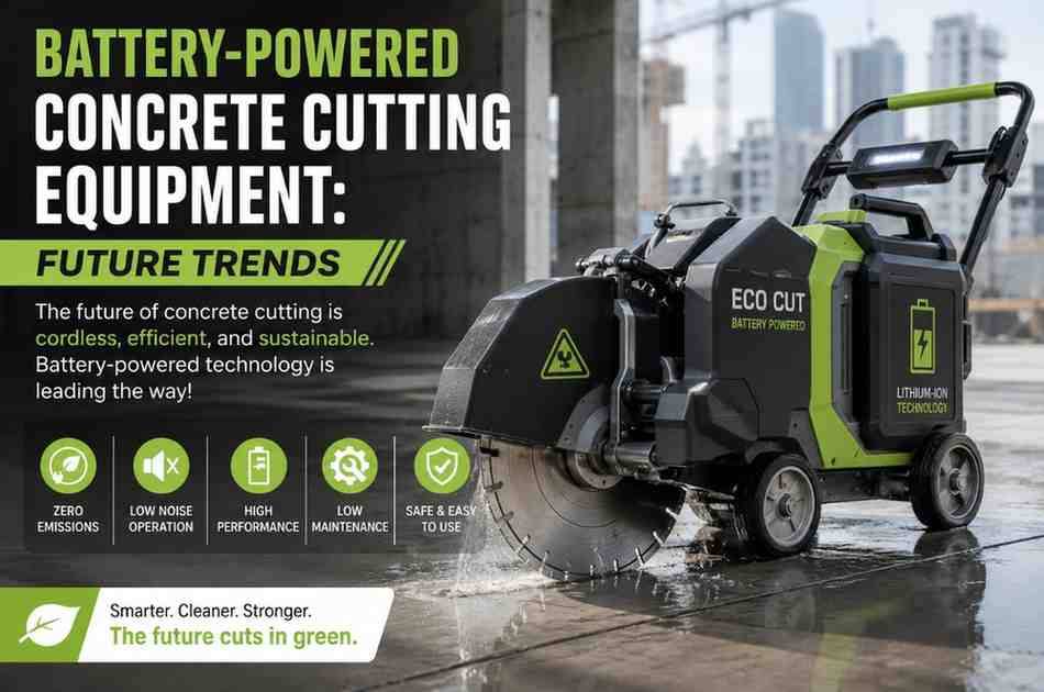 Battery-Powered Concrete Cutting Equipment: Future Trends Shaping the Industry