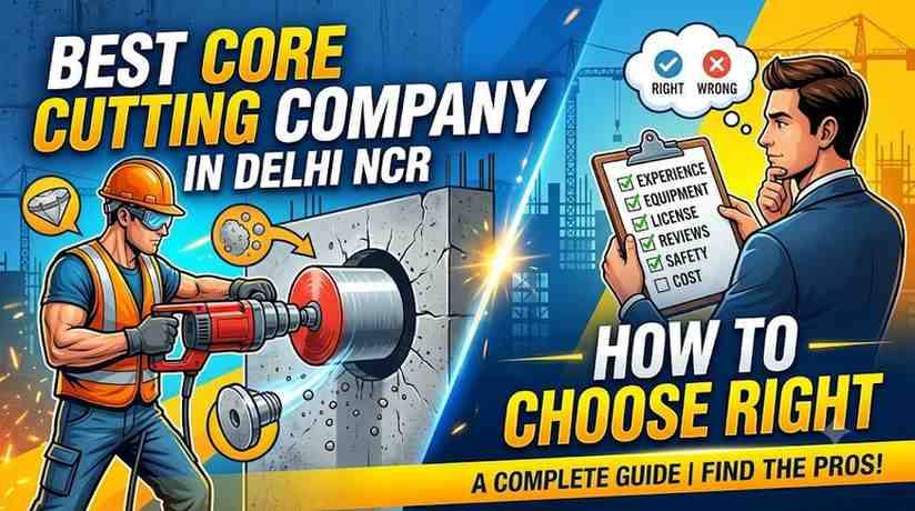 Best Core Cutting Company in Delhi NCR | How to Choose Right