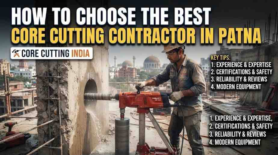 How to Choose the Best Core Cutting Contractor in Patna | Core Cutting India