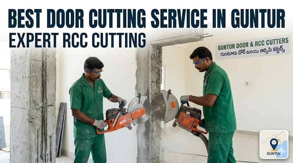 Best Door Cutting Service in Guntur | Expert RCC Cutting
