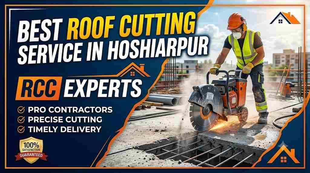 Best Roof Cutting Service in Hoshiarpur | RCC Experts
