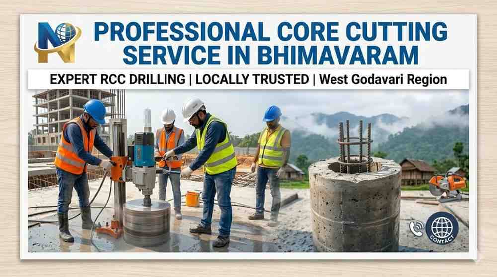 Best Core Cutting Service in Bhimavaram | Expert RCC Drilling