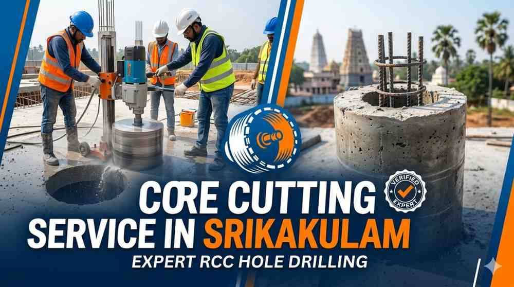Core Cutting Service in Srikakulam | Expert RCC Hole Drilling