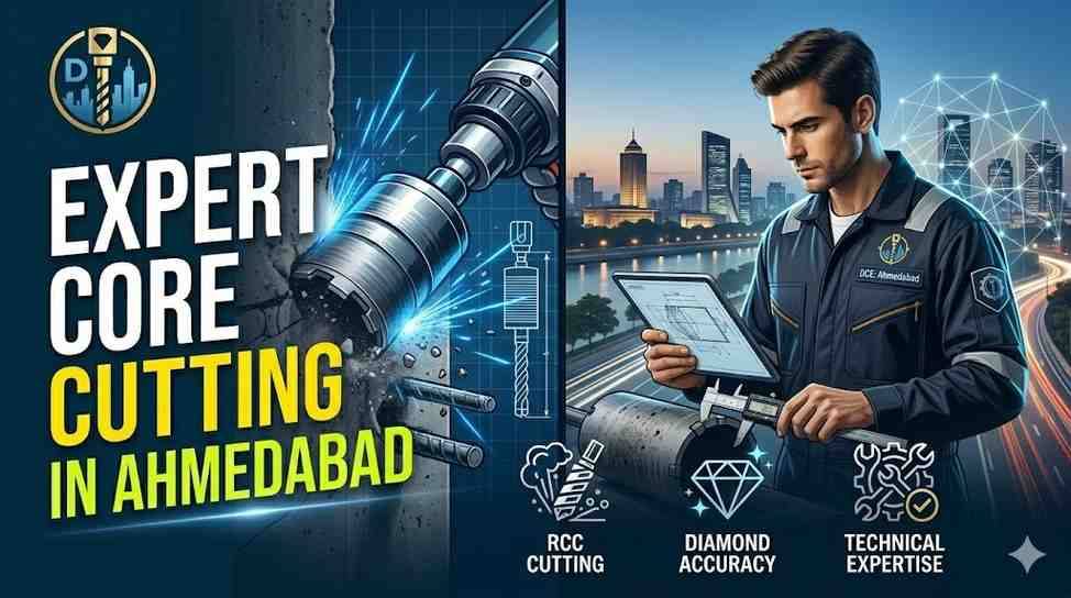 Core Cutting Service in Ahmedabad | RCC Cutting Experts & Diamond Core Drillin