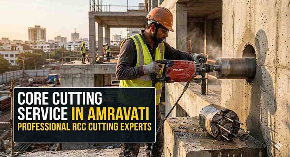 Core Cutting Service in Amravati | Professional RCC Cutting Experts