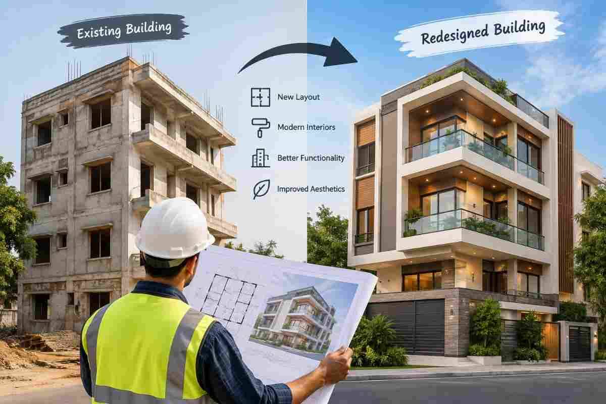 Can a Building Be Redesigned After Construction? | Core Cutting India
