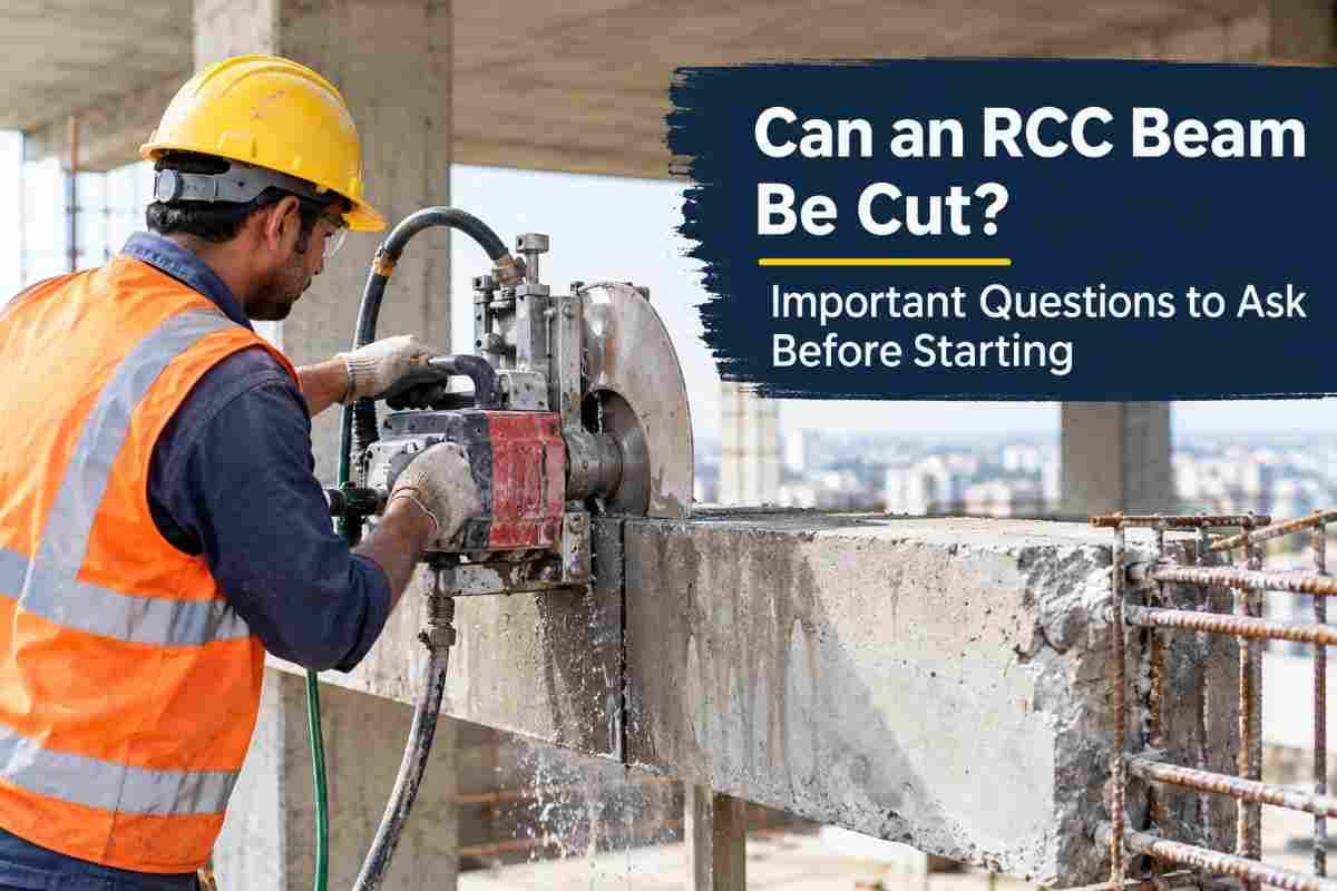 Can an RCC Beam Be Cut? 10 Key Questions to Ask First | Core Cutting India