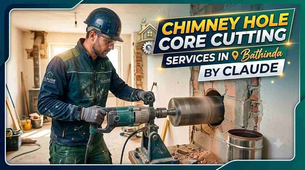 Chimney Hole Core Cutting Services in Bathinda – Book Today