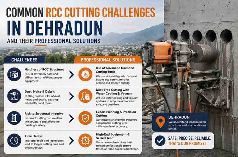 Common RCC Cutting Challenges in Dehradun and Their Professional Solutions