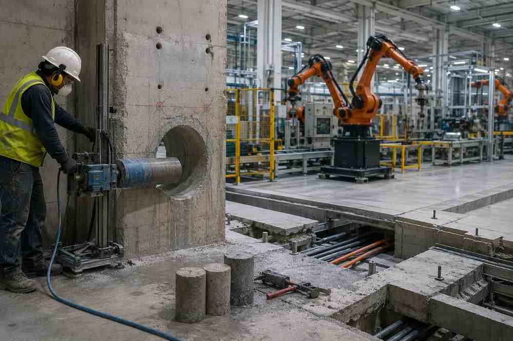 Concrete Alteration During Factory Automation Projects: A Complete Guide