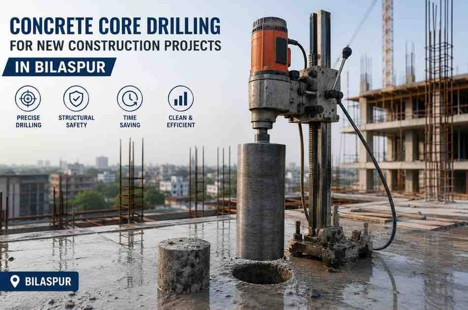 Concrete Core Drilling for New Construction Projects in Bilaspur: Complete Guide 2026