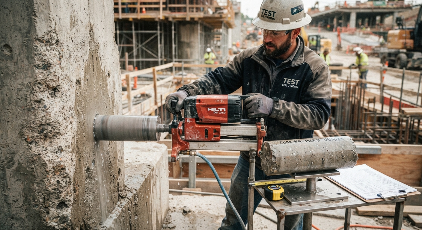 Concrete Core Extraction & Strength Testing: Complete Guide for Indian Infrastructure