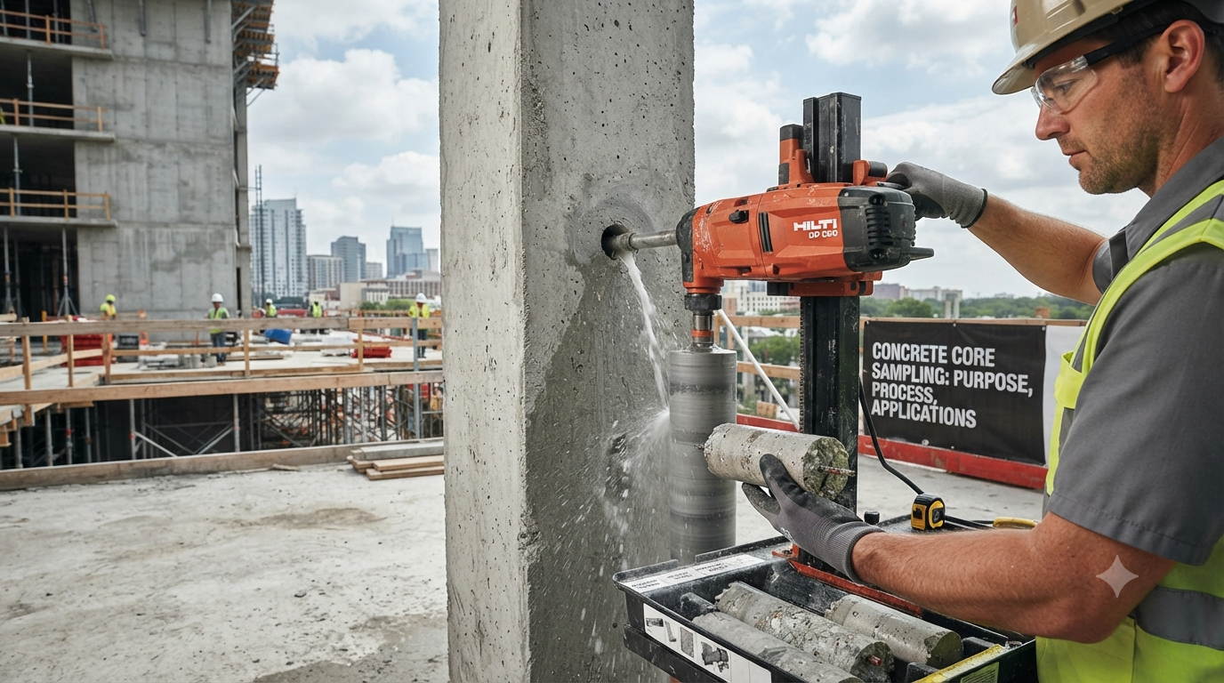 Concrete Core Sampling: Purpose, Process and Applications