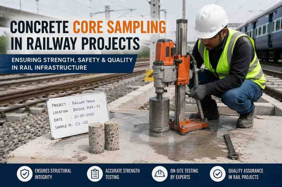 Concrete Core Sampling in Railway Projects: Quality & Safety
