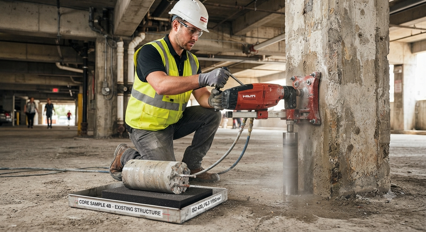 Concrete Core Testing for Existing Buildings: A Complete Guide to Structural Integrity and Safety