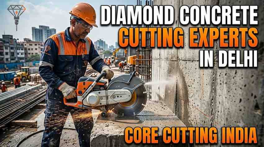 Diamond Concrete Cutting Experts in Delhi | Core Cutting India