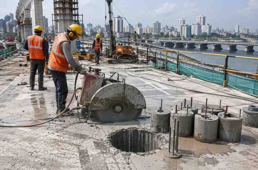Concrete Cutting Requirements for Large Urban Infrastructure Projects in Surat | Core Cutting India