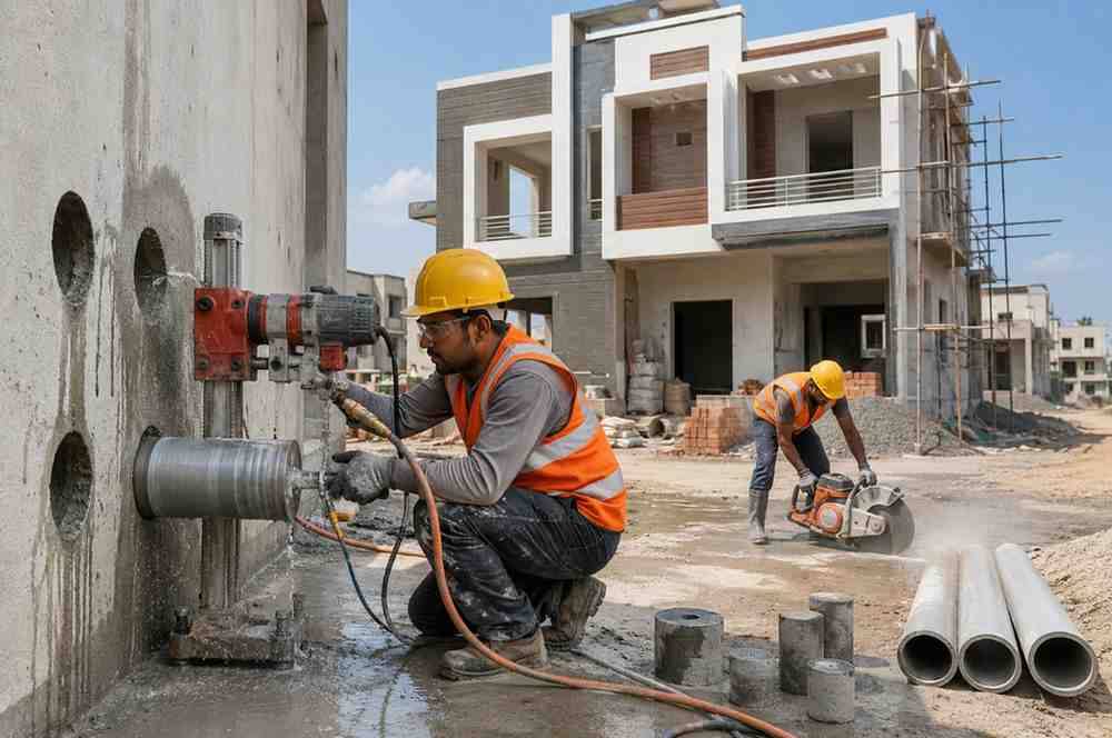 Concrete Cutting Services for New Residential Projects in Barabanki: Complete Guide for Builders and Homeowners