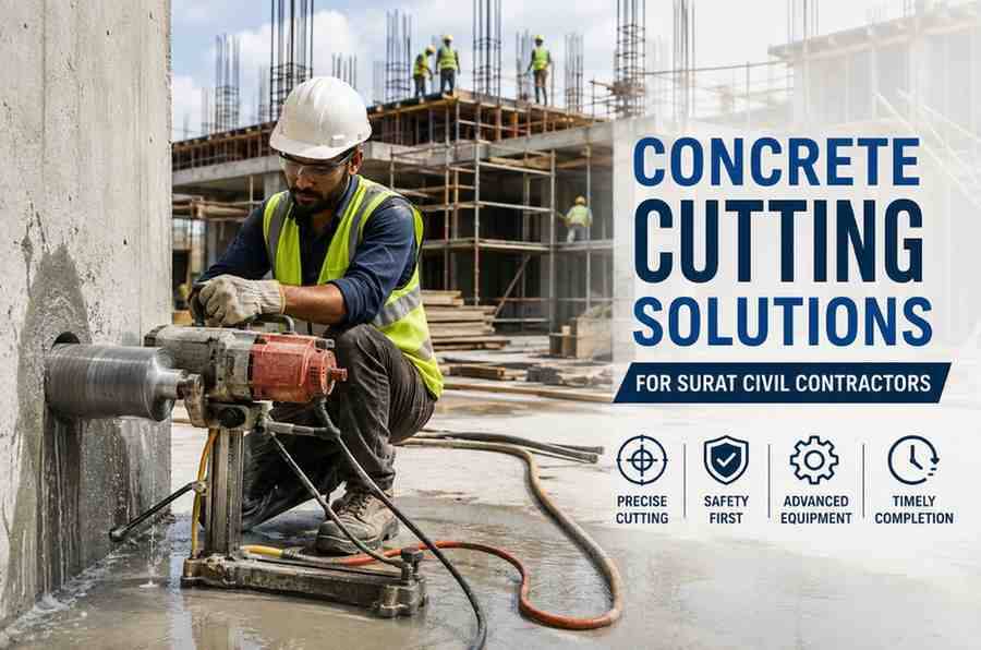 Concrete Cutting Solutions for Surat Civil Contractors | Core Cutting India