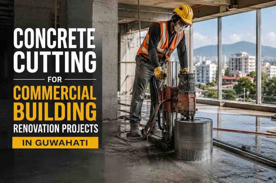 Concrete Cutting for Commercial Building Renovation Projects in Guwahati: Complete Guide 2026