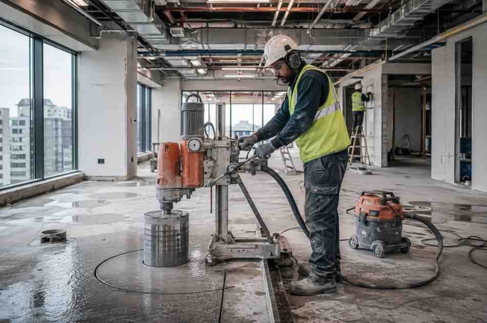Concrete Cutting for Commercial Property Refit Projects in Surat | Core Cutting India