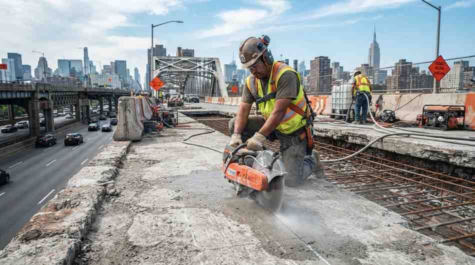Concrete Cutting for Repairing Aging Infrastructure in India | Core Cutting India