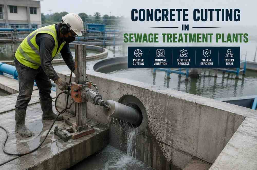 Concrete Cutting in Sewage Treatment Plants: Complete Guide