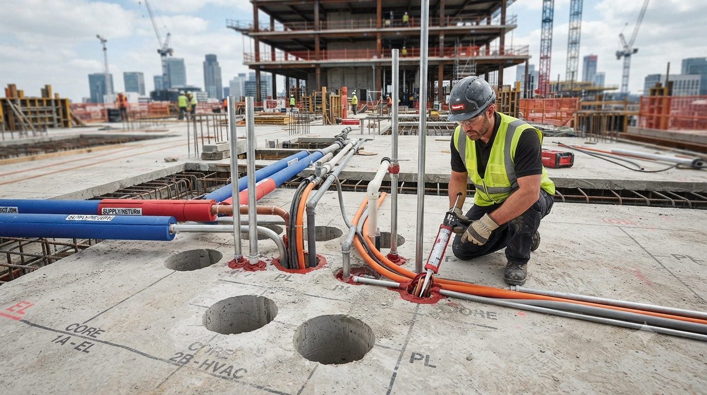 Concrete Penetrations for Modern Building Services: A Complete Guide for Indian Construction Projects
