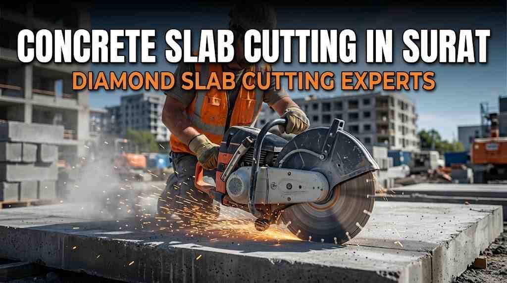 Concrete Slab Cutting in Surat | Diamond Slab Cutting Experts