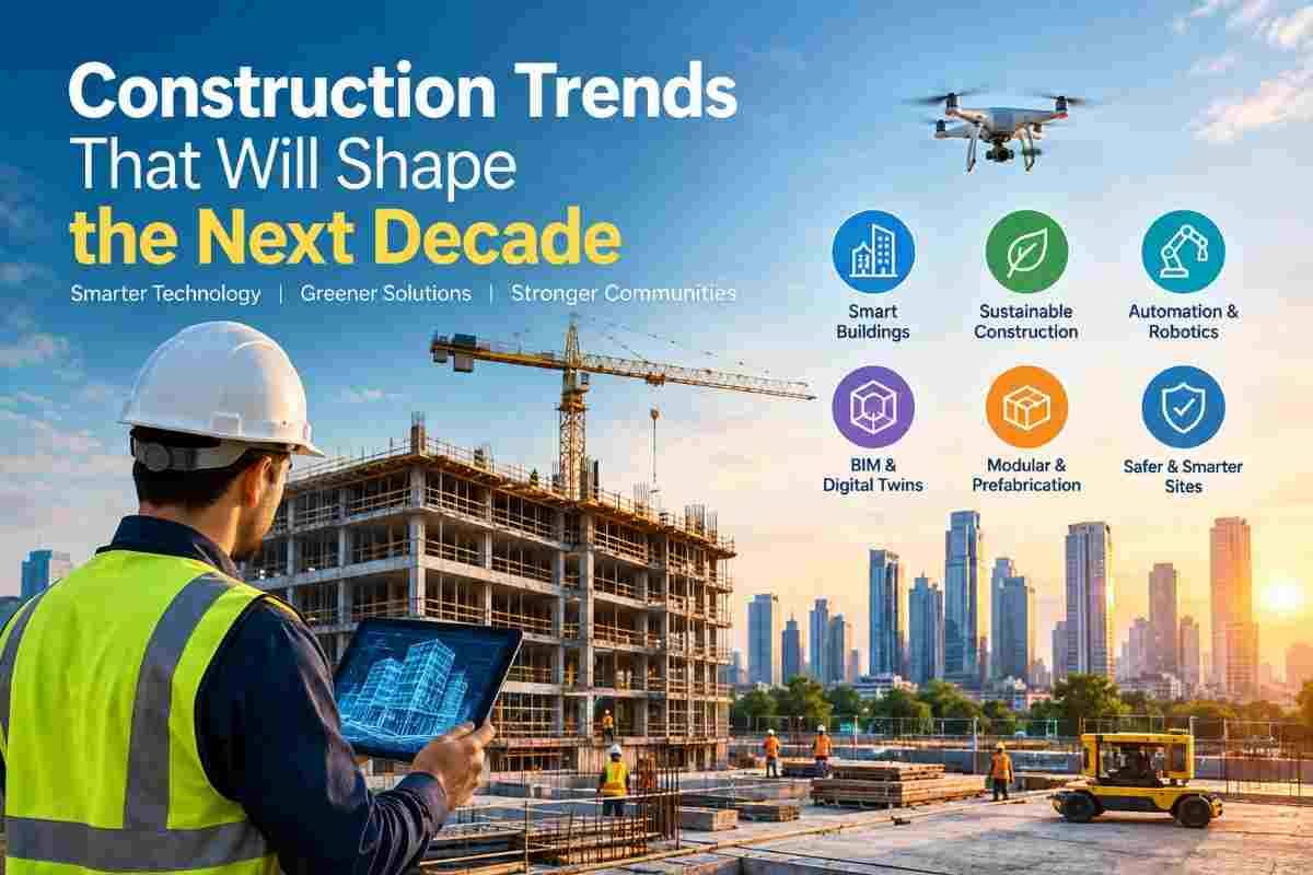 Construction Trends That Will Shape the Next Decade | Core Cutting India