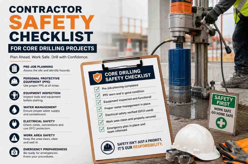 Contractor Safety Checklist for Core Drilling Projects