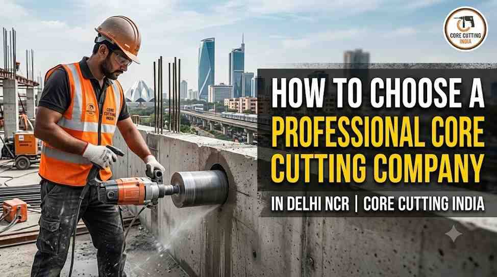 How to Choose a Professional Core Cutting Company in Delhi NCR | Core Cutting India