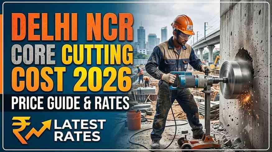 Core Cutting Cost in Delhi NCR 2026 | Price Guide & Rates