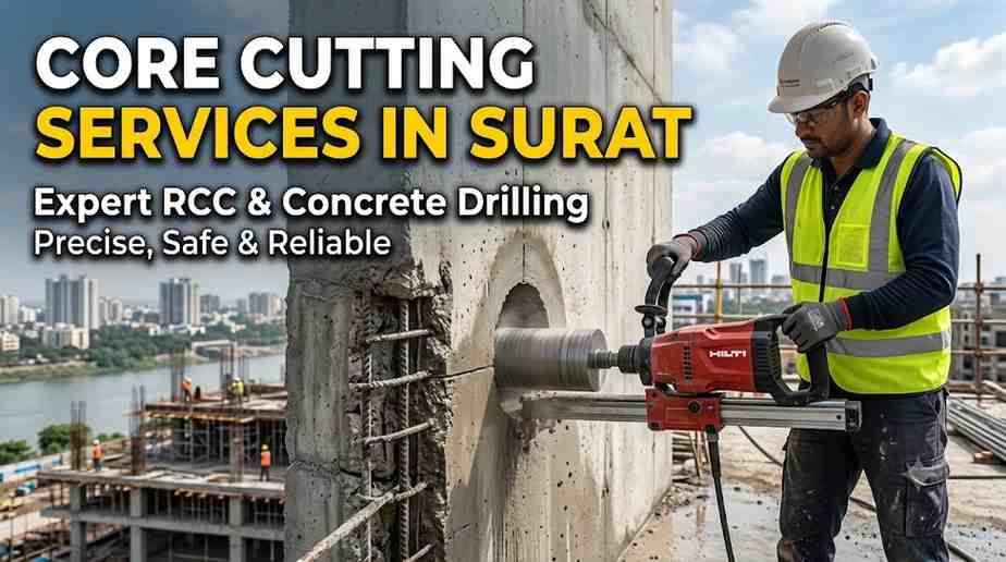 Core Cutting Services in Surat | Expert RCC & Concrete Drilling