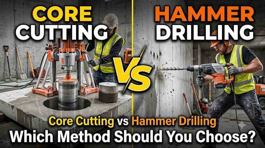 Core Cutting vs Hammer Drilling: Which Method Should You Choose?