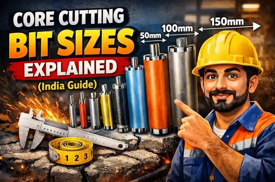 Core Cutting Bit Sizes in India | Size Chart, Types, Price & Buying Guide