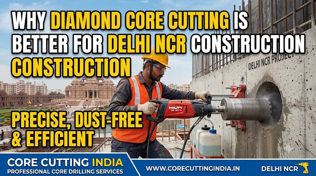 Why Diamond Core Cutting Is Better for Delhi NCR Construction | Core Cutting India
