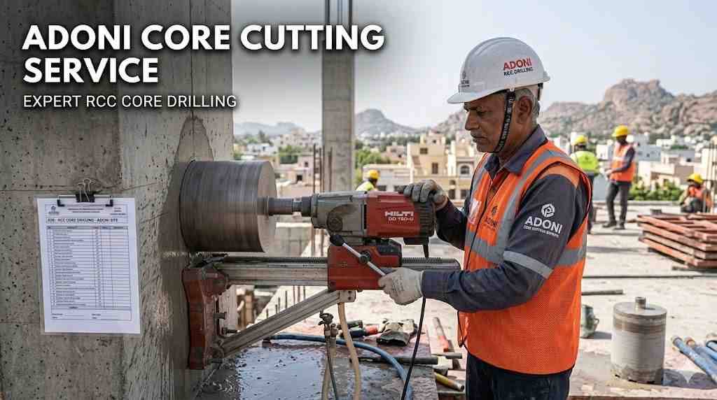 Core Cutting Service in Adoni | Expert RCC Core Drilling