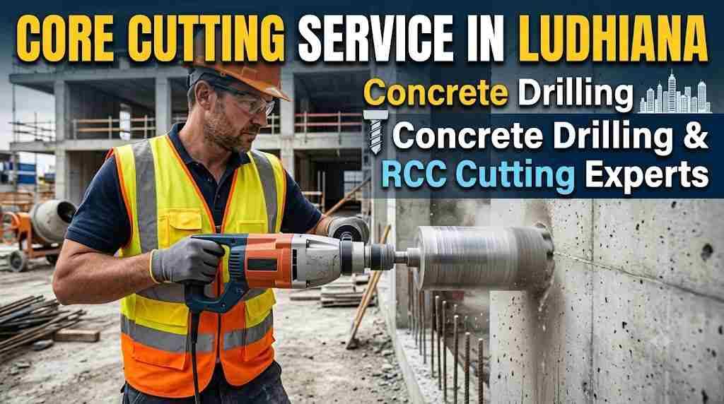 Core Cutting Service in Ludhiana | Concrete Drilling & RCC CuttingV