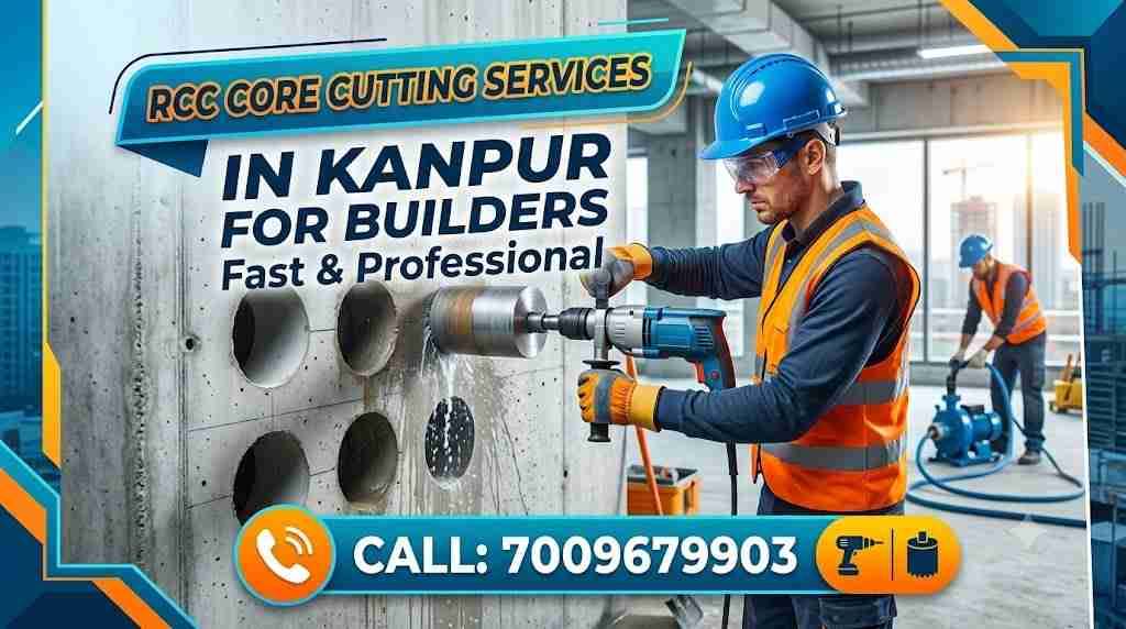 Core Cutting Service in Kanpur for Builders | Call 7009679903
