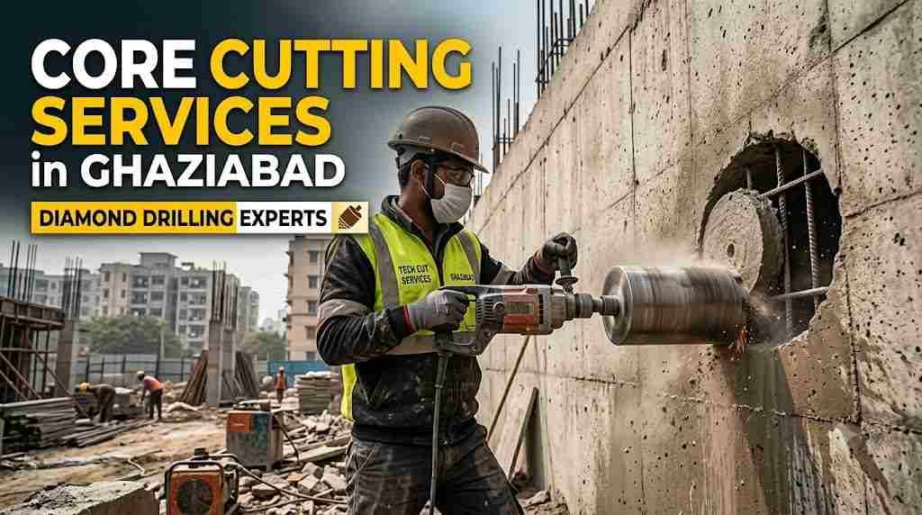Core Cutting Services in Ghaziabad | Diamond Drilling Experts